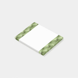 Bloco De Notas Luxury Glam Soft Sage Green Faux Velvet