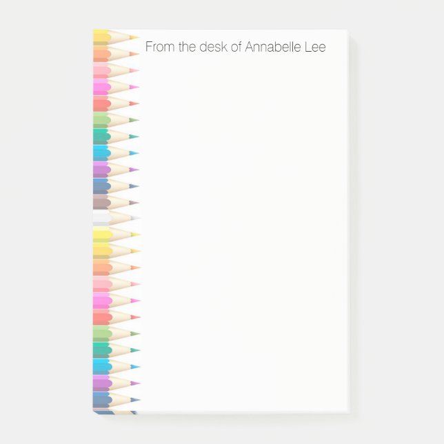 Bloco De Notas Luz colorida 3 dos lápis (Frente)