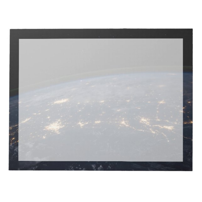 Bloco De Notas Luzes Da Cidade Do Sul Dos Estados Unidos. (Frente)