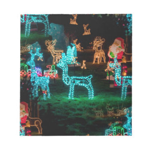 Bloco De Notas luzes de natal