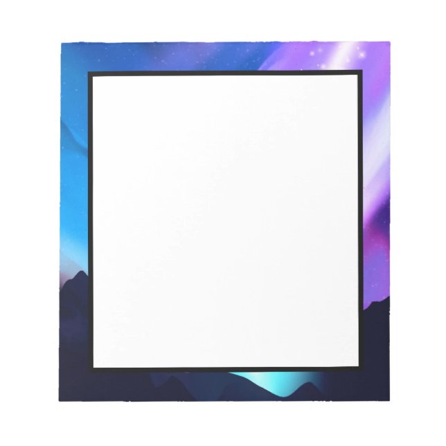 Bloco De Notas Luzes do Norte (Frente)