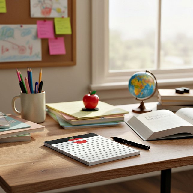 Bloco De Notas Maçã do professor (Criador carregado)