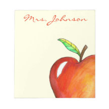 Maçã Vermelha Personalizada para a Escola de Profe