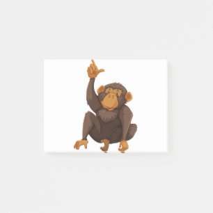 Bloco De Notas Macaco bonito