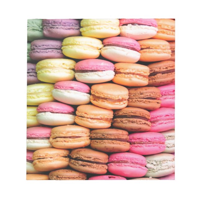 Bloco De Notas Macaron Francês Bonito (Frente)