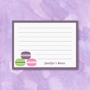 Bloco De Notas Macarons Franceses