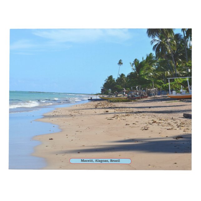 Bloco De Notas Maceió, Alagoas, Brasil (Frente)