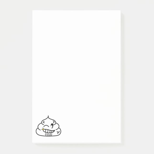 Bloco De Notas Macho Poop - Brootsch, PooPoo (Frente)