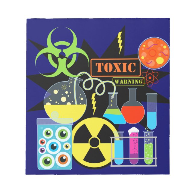 Bloco De Notas Mad Scientist (Frente)