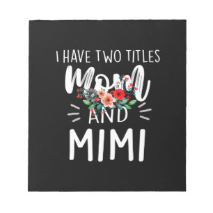 Bloco De Notas Madre Art Aniversário Da Mãe E Da Mimi