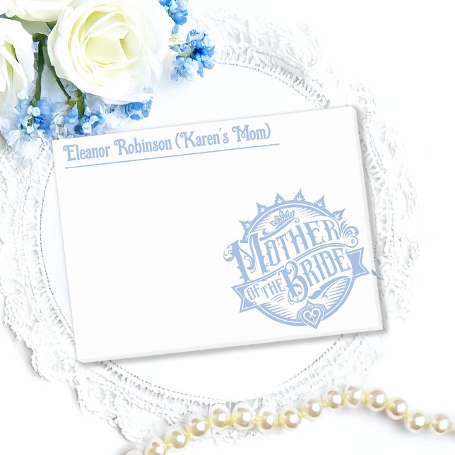 Bloco De Notas Mãe da Noiva Cor Personalizada e Textos (Criador carregado)