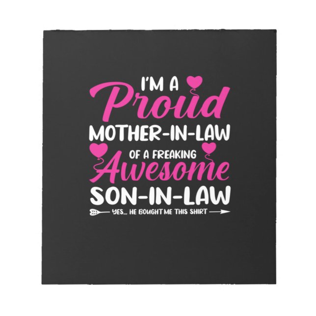 Bloco De Notas Mãe De Direito, Filho Incrível De Direito (Frente)