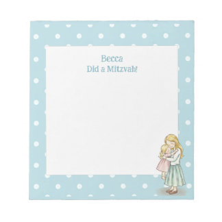 Bloco De Notas Mãe e Filha Bonitas, Hug Personalizaram Mitzvah