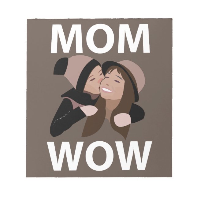 Bloco De Notas Mãe e Filho Mamãe  (Frente)
