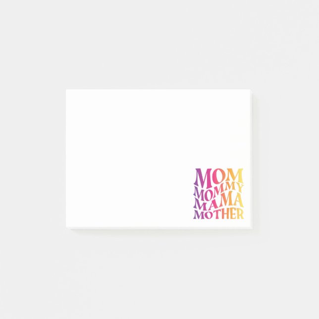 Bloco De Notas mãe mãe mãe (Frente)