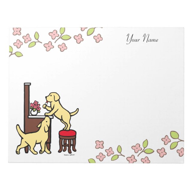 Bloco De Notas Mãe Personalizada, Coleta Amarela Duo (Frente)