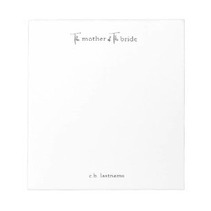 Bloco De Notas Mãe Personalizada Moderna do Notepad Notepad