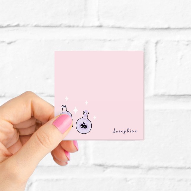 Bloco De Notas Mágica Poção Rosa e Roxo (Criador carregado)