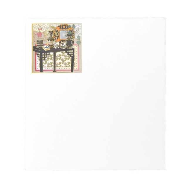 Bloco De Notas Mah Jongg Mesa (Frente)