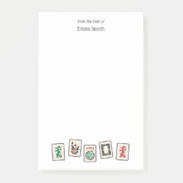 Bloco De Notas Mah Jongg - Notas de Posto