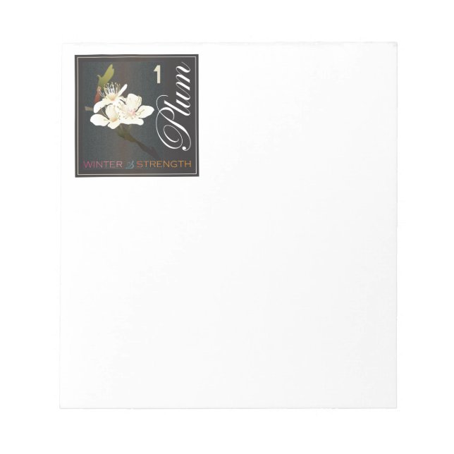 Bloco De Notas Mah Jongg Winter (Frente)