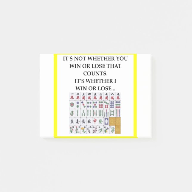 Bloco De Notas mahjong (Frente)