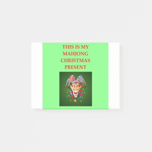 BLOCO DE NOTAS MAHJONG (Frente)