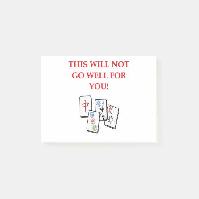 BLOCO DE NOTAS MAHJONG (Frente)