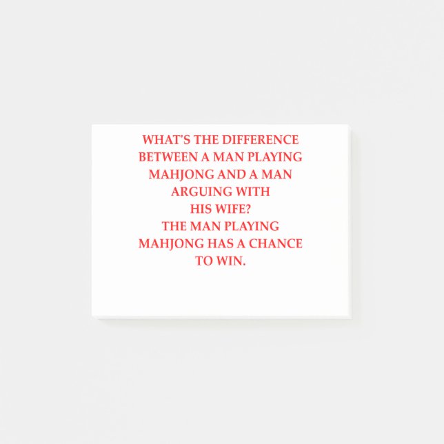 BLOCO DE NOTAS MAHJONG (Frente)