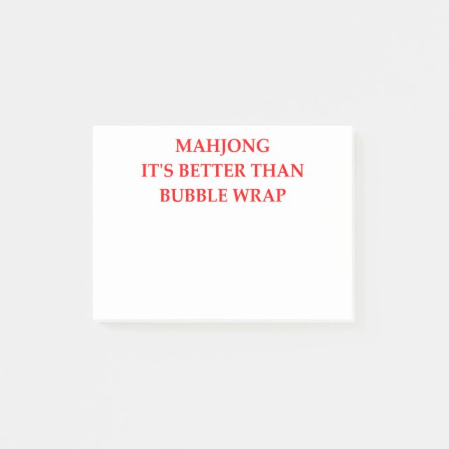 BLOCO DE NOTAS MAHJONG (Frente)