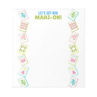 BLOCO DE NOTAS MAHJONG NOTEPAD