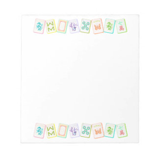 BLOCO DE NOTAS MAHJONG NOTEPAD