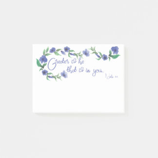 Bloco De Notas "Maior é" notas pegajosas