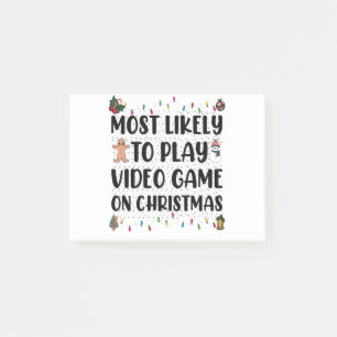 Bloco De Notas Mais Propenso a Jogar Video Game no Natal Gaming