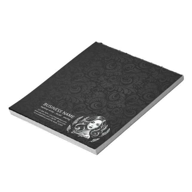 Bloco De Notas Makeup Artist Hair Stylist Beauty Salon Lash Brows (Invertido)