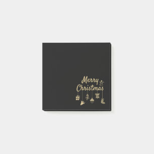 Bloco De Notas Mal Natal Ornaments - Ouro