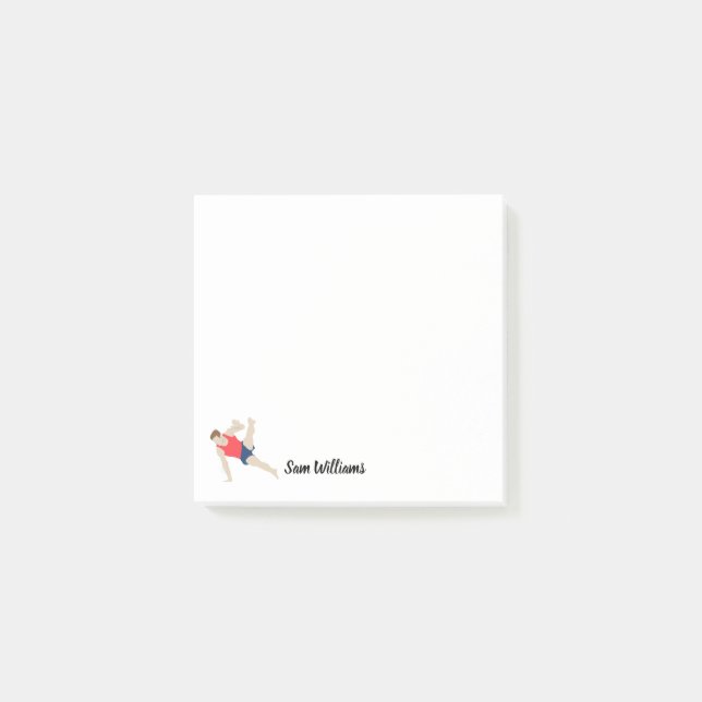 Bloco De Notas Male Gymnast (Frente)