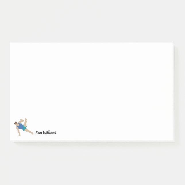 Bloco De Notas Male Gymnast (Frente)