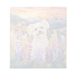 Bloco De Notas Maltês - Notepad de 5,5" x 6"