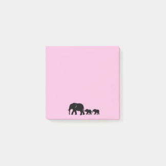 Bloco De Notas Mama Elefante com Bebês Notas Post-it