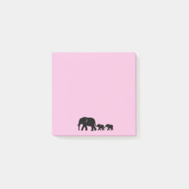 Bloco De Notas Mama Elephant with Babies Post it Notes
