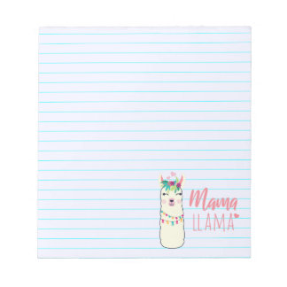 Bloco De Notas Mama Llama