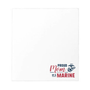 Bloco De Notas Mamã orgulhosa de um fuzileiro naval