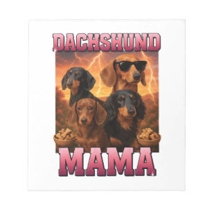 Bloco De Notas Mamãe Dachshund