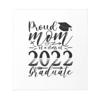 Bloco De Notas Mamãe Orgulhosa De Uma Classe De Formando De 2022