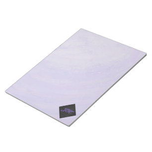 Bloco De Notas Mancha de mirtilo e monograma preto