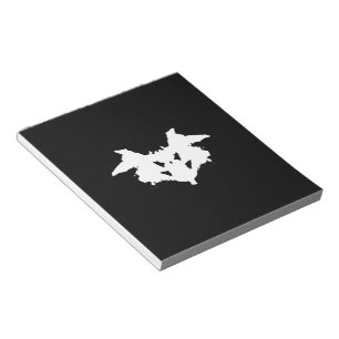 Bloco De Notas Mancha de tinta de Rorschach