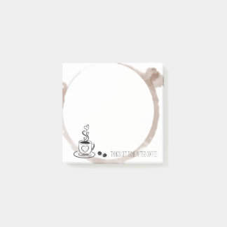 Bloco De Notas Mancha do anel de café