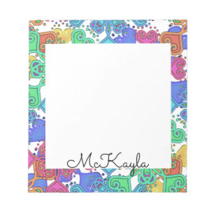 Bloco De Notas "Mandala colorida"