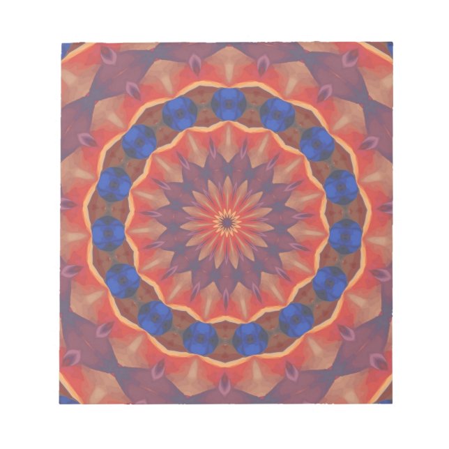 Bloco De Notas Mandala de Diversidades Infinitas (Frente)